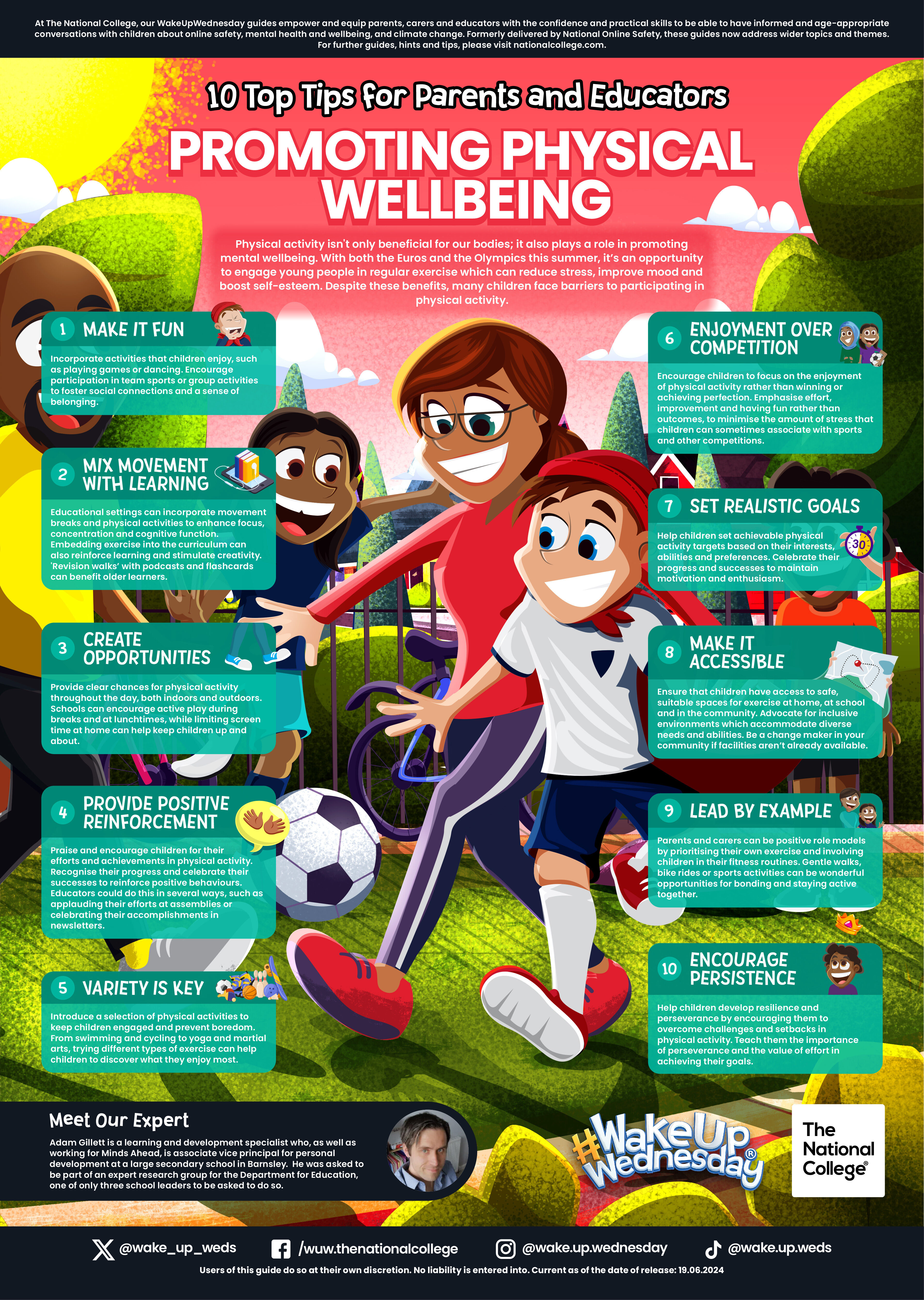 Promoting physical wellbeing